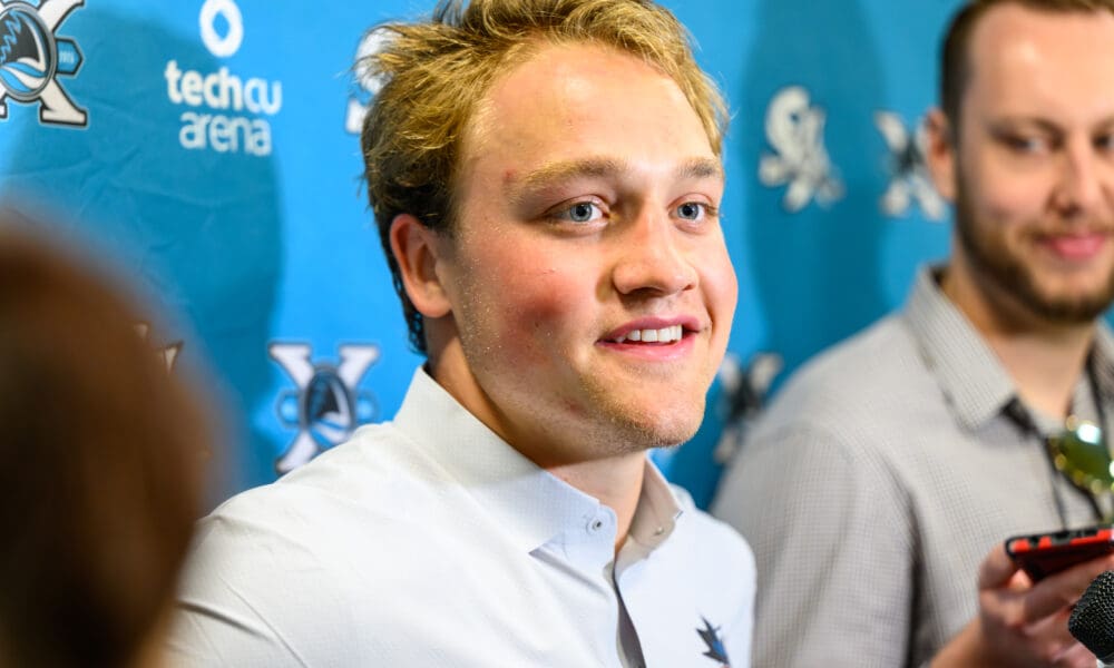 Pohlkamp Has National Championship FOMO, Grier Praises Sharks Prospect