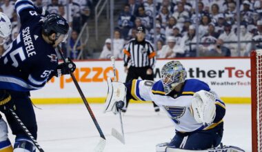 Mark Scheifele won’t play in Game 6 against Blues