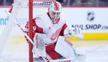 Red Wings maximize low shot total in first game at Utah