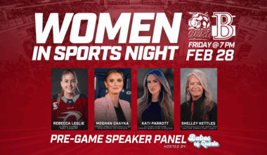 Belleville Sens to celebrate achievements of women in sports on February 28 – Belleville Sens