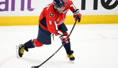 Alex Ovechkin scores 30 goals in a season for an NHL-record-extending 19th time in 20-year career
