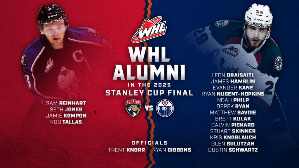 Nineteen Western Hockey League alumni participating in 2025 Stanley Cup Final