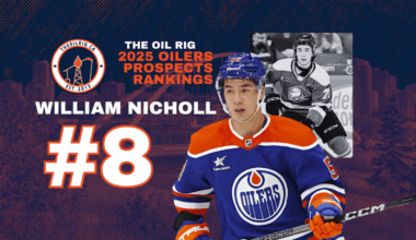 2025 Edmonton Oilers Prospect Rankings: #8 William Nicholl