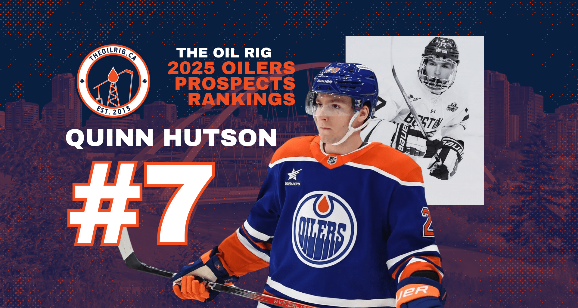 2025 Edmonton Oilers Prospect Rankings: #7 Quinn Hutson