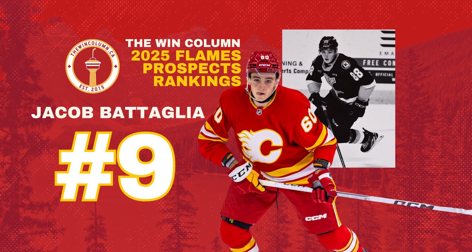 Calgary Flames 2025 Prospects Rankings: #9 Jacob Battaglia