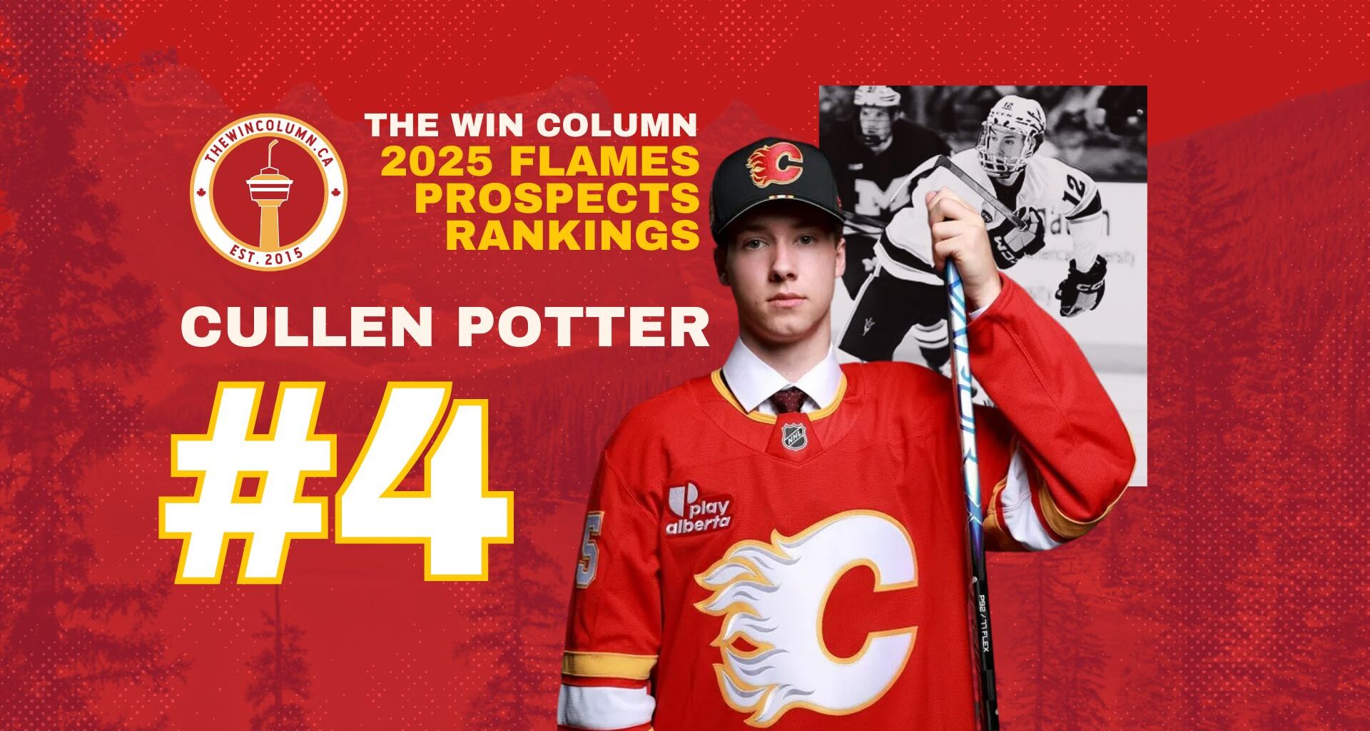 Calgary Flames 2025 Prospects Rankings: #4 Cullen Potter