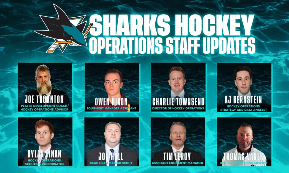 Sharks Officially Hire Joe Thornton, Announce Other Hockey Ops Changes