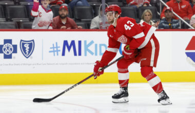 Red Wings Activate Carter Mazur From Injured Reserve