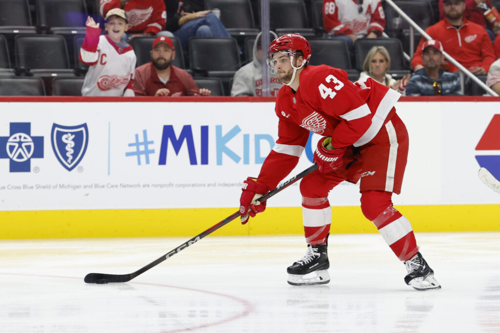 Red Wings Activate Carter Mazur From Injured Reserve