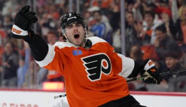 Jamie Drysdale, Flyers thrash Ducks in Cutter Gauthier's first visit to Philly