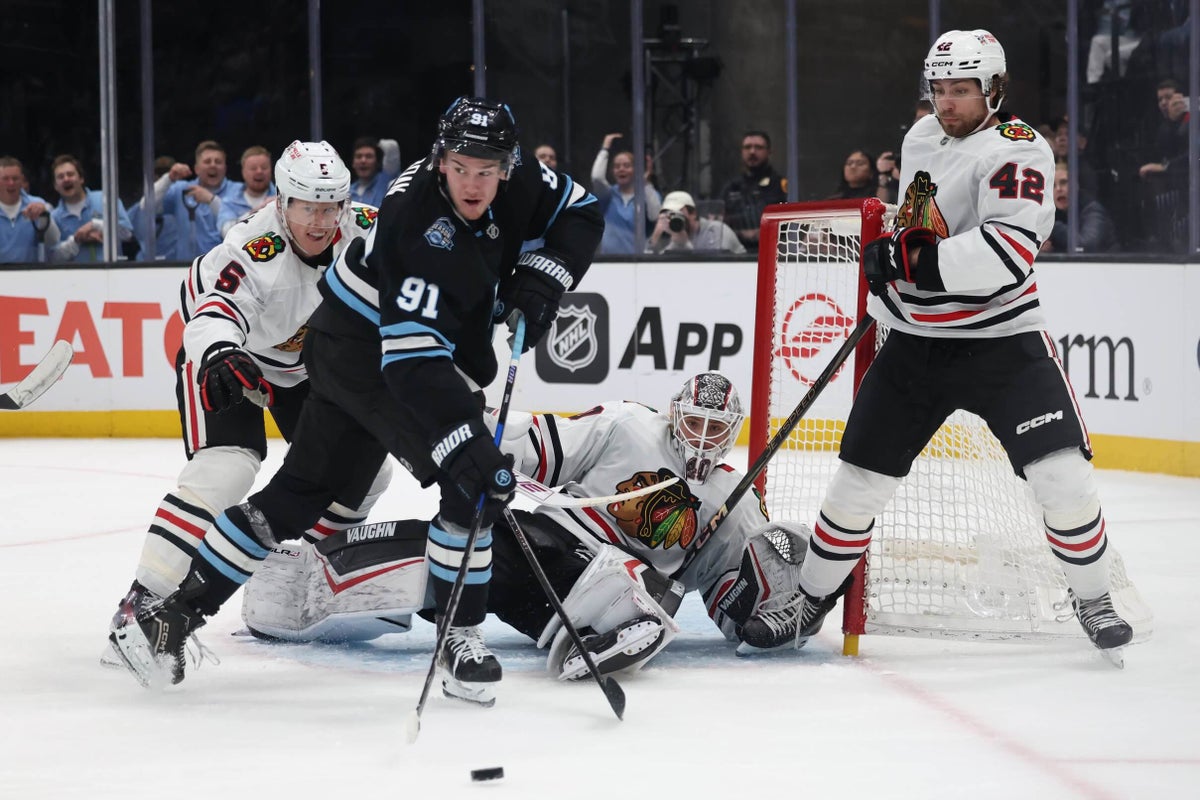 Blackhawks’ season finds new low in loss to Utah Hockey Club