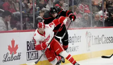 Christian Fischer stuns NHL by retiring at 28 after season with Red Wings and Blue Jackets