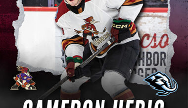 Forward Cameron Hebig Signs Two-Year, Two-Way Contract with Utah Mammoth