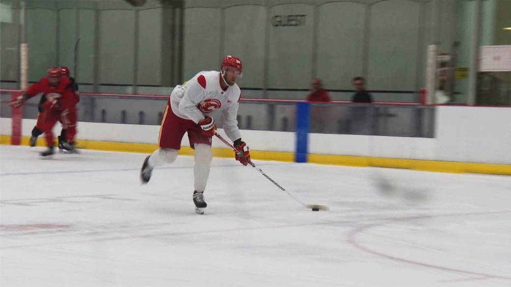 Click to play video: 'Huberdeau has high hopes heading into Calgary Flames training camp'