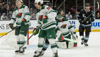 Wild fade gradually and then dramatically against Utah Hockey Club