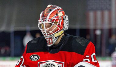 NEW JERSEY DEVILS RE-SIGN GOALTENDER NICO DAWS