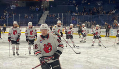 Chicago Wovles play the Rockford Ice Hogs, Feb. 23, 2025