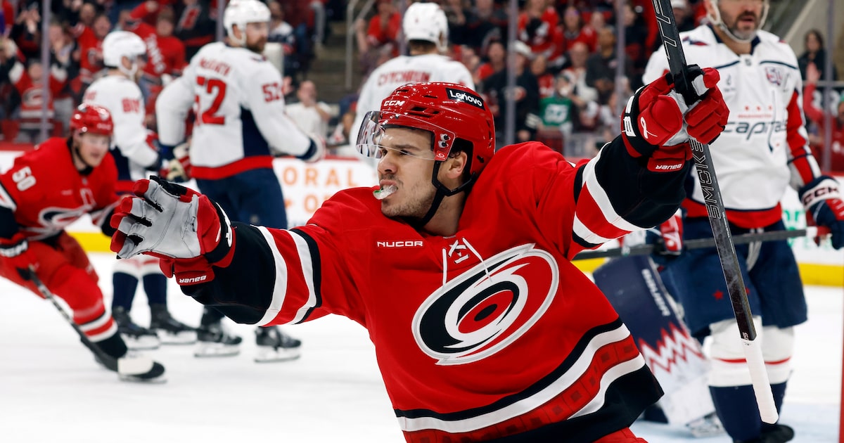 Logan Stankoven lands lucrative eight-year extension with Carolina Hurricanes