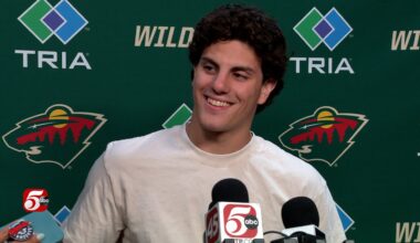 Rookie D Zeev Buium confident, hoping to be impact player in Wild lineup next season