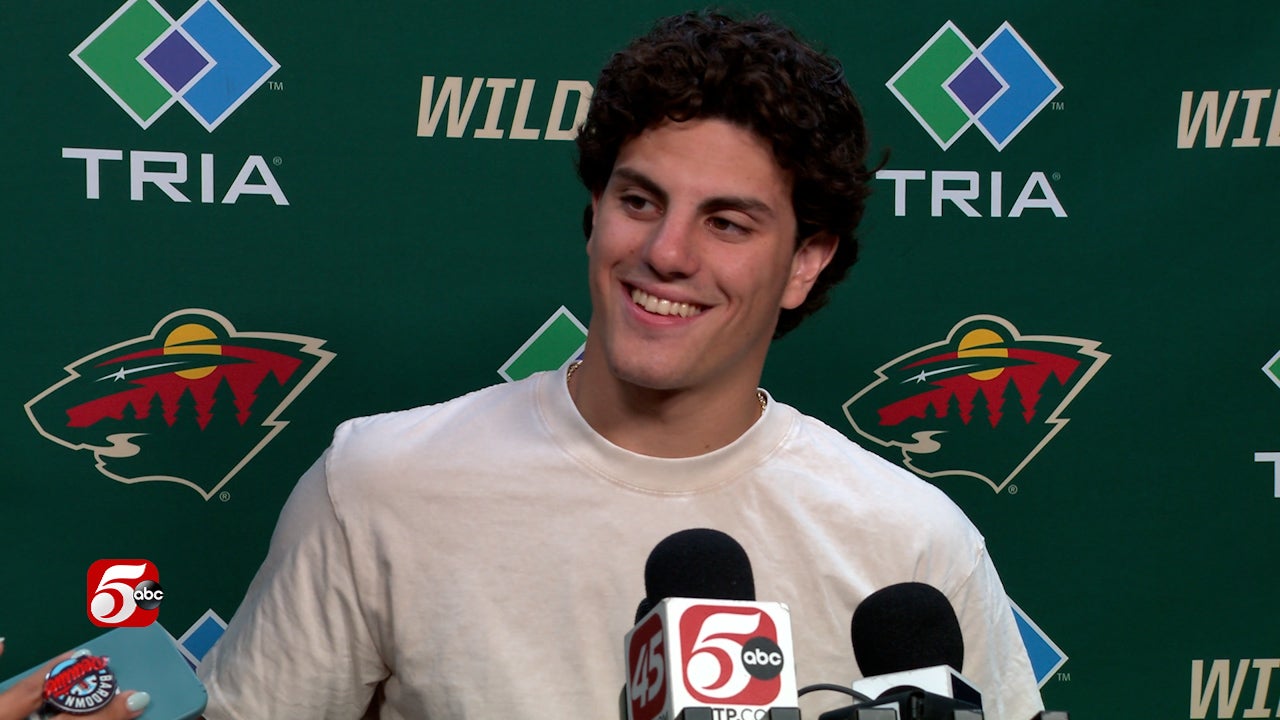 Rookie D Zeev Buium confident, hoping to be impact player in Wild lineup next season