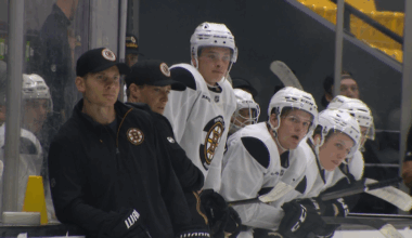 Bruins developing new draft picks, including first rounder James Hagens