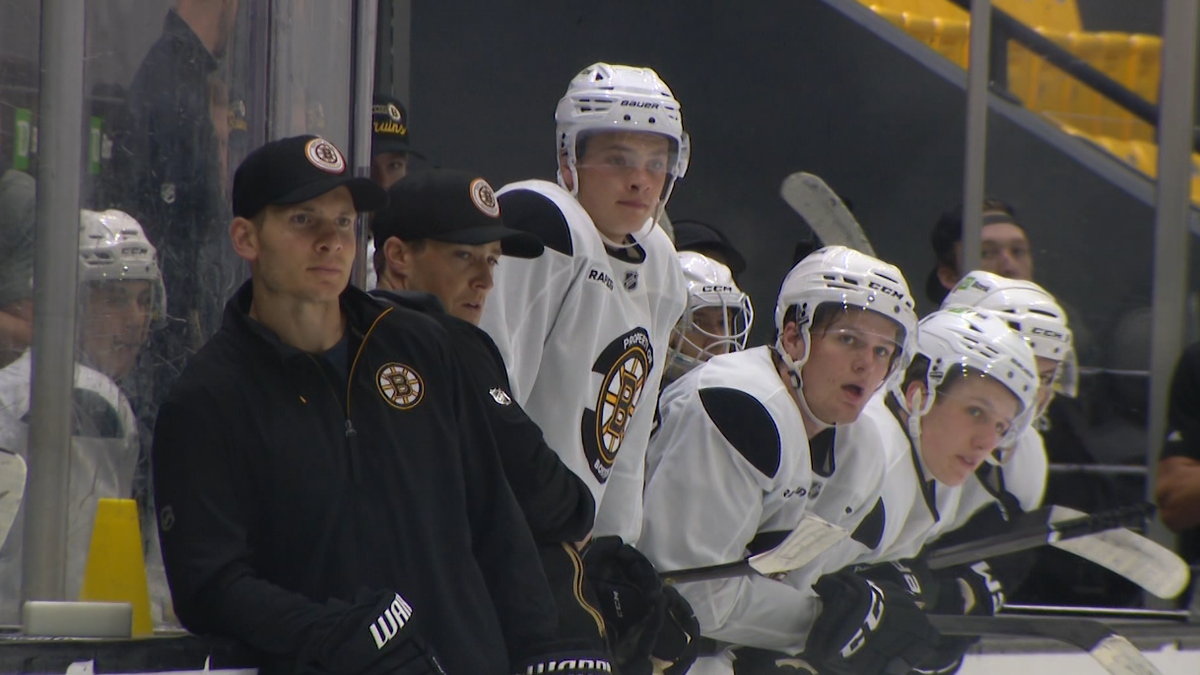 Bruins developing new draft picks, including first rounder James Hagens