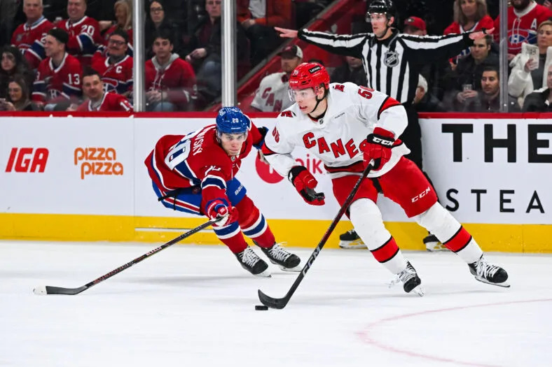 NHL: Carolina Hurricanes at Montreal Canadiens