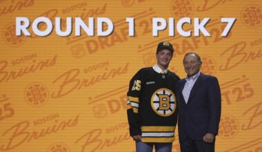 Boston College's James Hagens happy to be drafted by Bruins