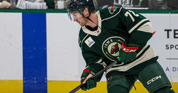 MINNESOTA WILD RECALLS FORWARD TRAVIS BOYD FROM IOWA