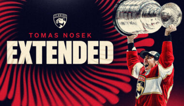 Florida Panthers Agree to Terms with Forward Tomas Nosek on a One-Year Contract Extension