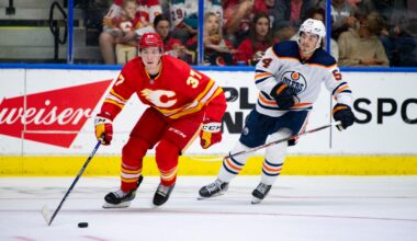 The Calgary Flames re-sign three players