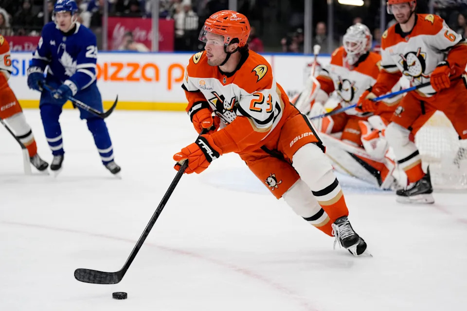 Anaheim Ducks forward Mason McTavish had 22 goals and 30 assists in 76 regular-season games this past season.John E. Sokolowski-Imagn Images