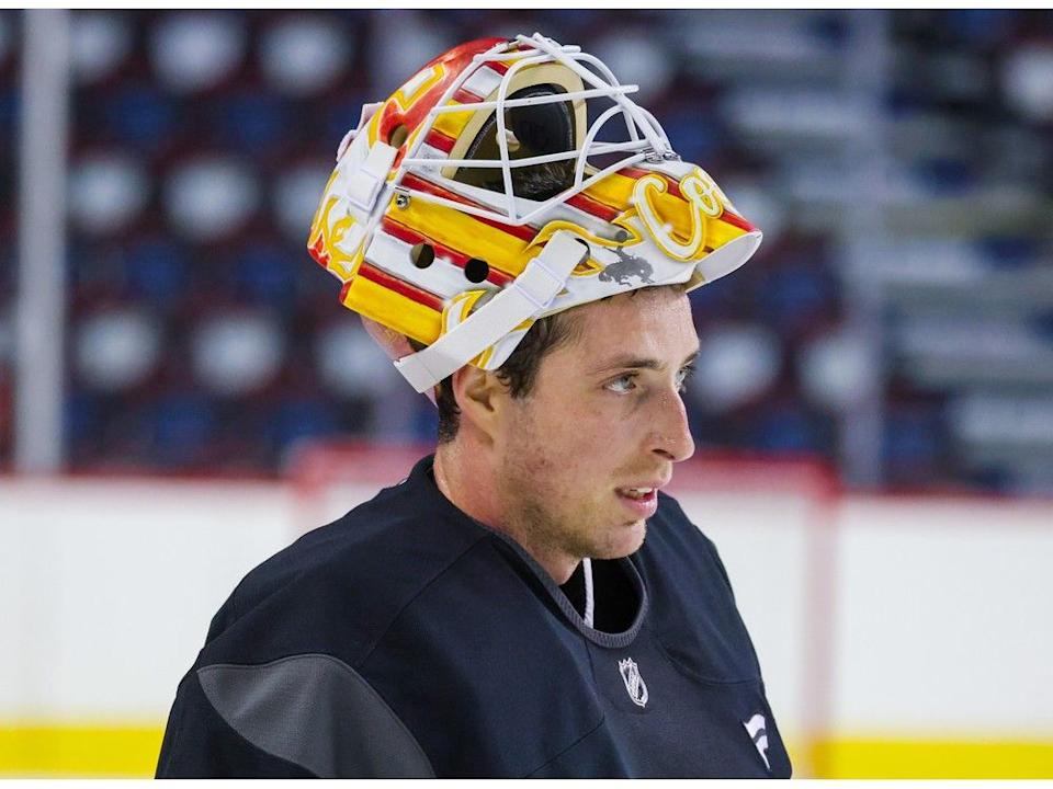  Devin Cooley was excellent in the first half of last season for the AHL’s Wranglers before getting injured.