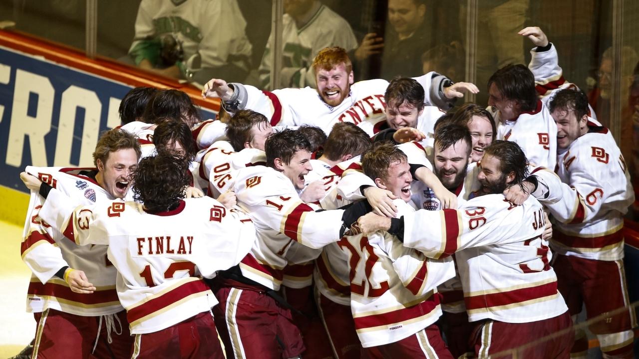 Most NCAA men's hockey championships