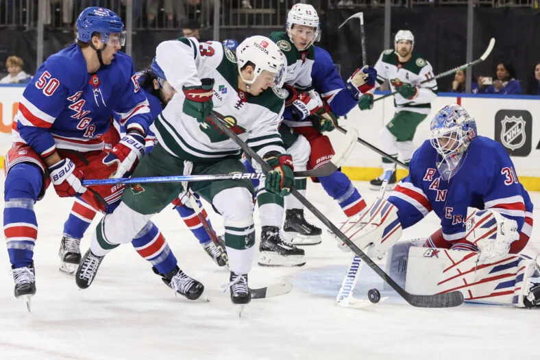 NHL: Minnesota Wild at New York Rangers