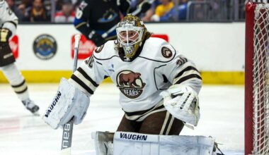 Hunter Shepard leaving Hershey Bears for Ottawa Senators