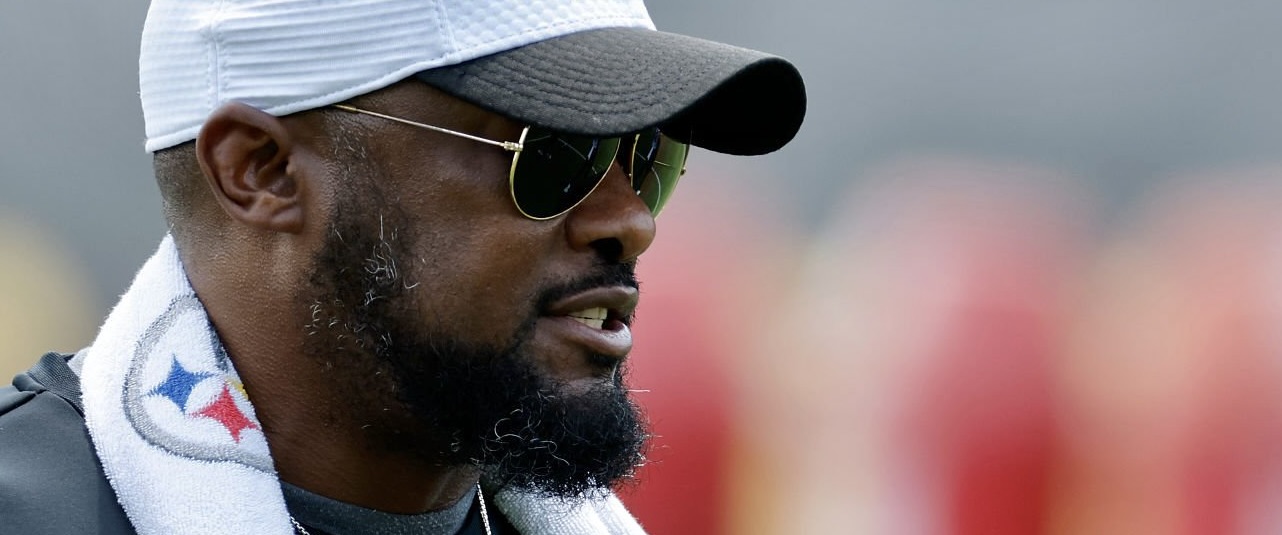 Mike Tomlin at the Steelers' minicamp this month.