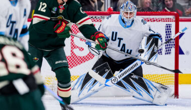 Vejmelka makes 26 saves, Utah Hockey Club shuts out Wild