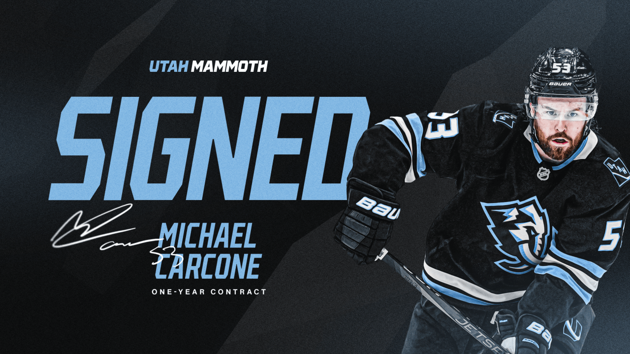 Utah Signs Forward Michael Carcone to One-Year Contract