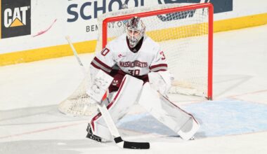 Utah Mammoth’s Michael Hrabal prioritizes UMass education before NHL career