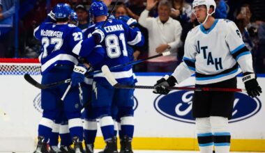 Utah Hockey Club loses 8-0 to Tampa Bay Lightning