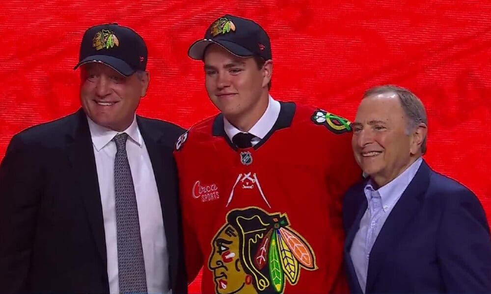 Anton Frondell Signs His First NHL Contract with the Blackhawks