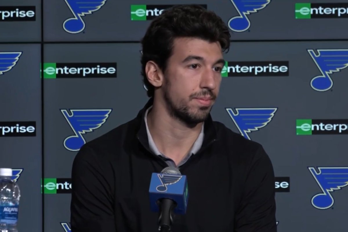 Jordan Kyrou reportedly remains on trade market with St. Louis Blues willing to deal 70-point winger. Are the Capitals a potential landing spot?