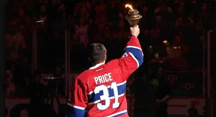 montreal canadiens carey price torch