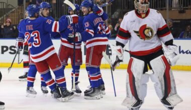 Rangers move closer to wild-card spot after destruction of Senators