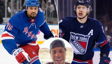 Ex-Ranger Ryan Reaves had wild off-day vodka ritual with Artemi Panarin