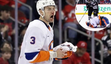 Adam Pelech back with Islanders after recovering from ugly illegal check to head