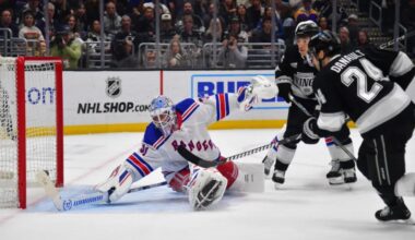 Rangers begin road trip with loss to Kings, remain out of playoff spot