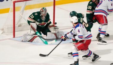 Rangers top Wild in OT to snap losing skid