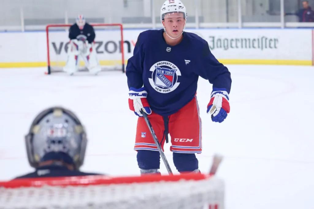 Carey Terrance thrilled to be reuniting with former junior hockey teammate on Rangers